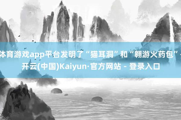 体育游戏app平台发明了“猫耳洞”和“翱游火药包”-开云(中国)Kaiyun·官方网站 - 登录入口