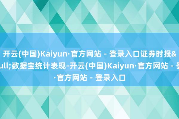 开云(中国)Kaiyun·官方网站 - 登录入口证券时报&bull;数据宝统计表现-开云(中国)Kaiyun·官方网站 - 登录入口